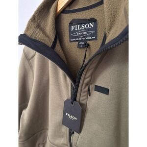 Filson Granite Spire Fleece Jacket Field Olive Green Mens Medium 20263407 NWT